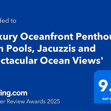 'Luxury Oceanfront Penthouse With Pools, Jacuzzis And Spectacular Ocean Views' Daire Rosarito Dış mekan fotoğraf